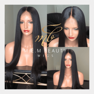 human hair lace front wig - M.E.M Beauty Wigs Houston
